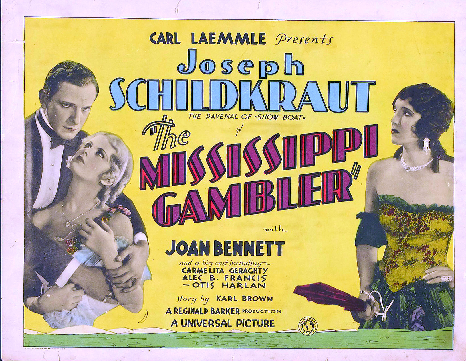 Joseph Schildkraut in „The Mississippi Gambler“ (1929)
